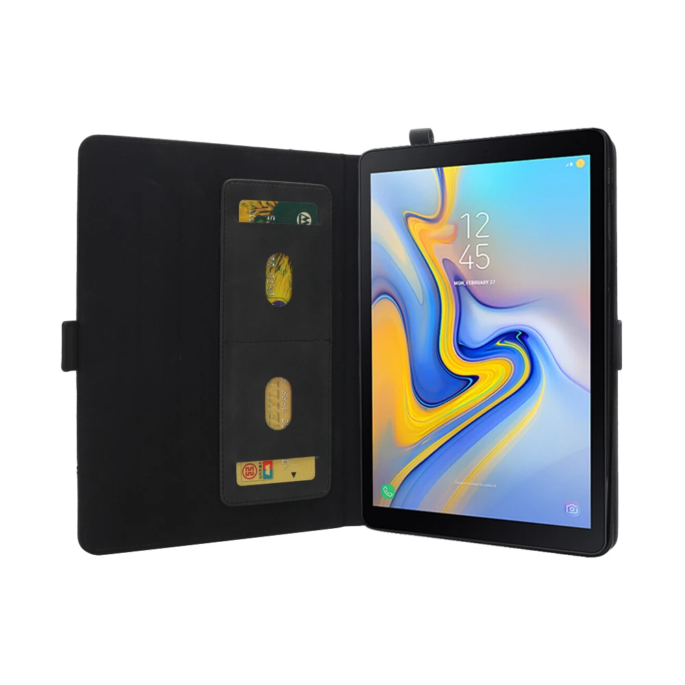 Чехол для планшета для Samsung Galaxy Tab A A2 10,5 дюймов T590 T595 Многофункциональный из искусственной кожи многочисленный карты защитный чехол с откидной крышкой и крышка