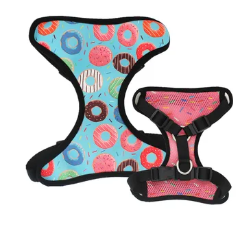 

neoprene Dog Harness leash with breathable mesh Vest harness for Pet puppy