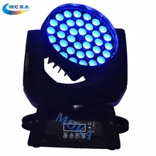 4 шт./партия 36*18 Вт Светодиодная движущаяся головка 6 в 1 RGBWY+ УФ светодиодная движущаяся головка зум с футляром полета