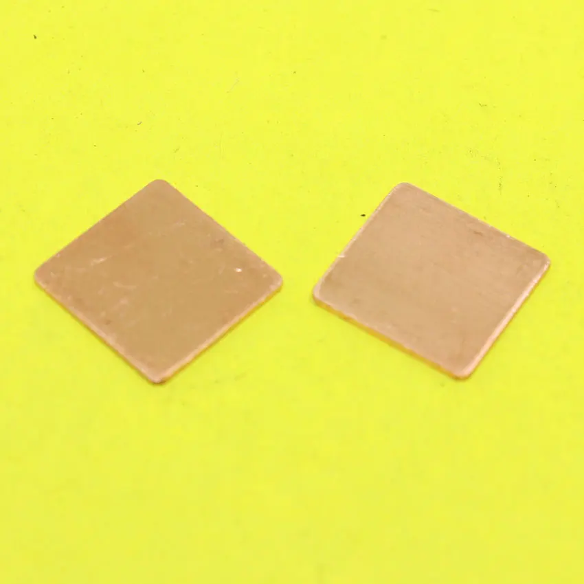 TL 098 15x15x0.8mm DIY Copper Shim Heatsink Thermal Pad Heat Sink Sheet