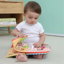 Ребенка раннего образования головоломки Ткань Книга для 0-1-3 лет дети просветлению туалет ванна книга звучание бумага анти-разрыв