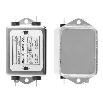 

Power EMI Filter CW4L2-20A-T Monophasic Enhanced AC 220V 50/60 HZ New