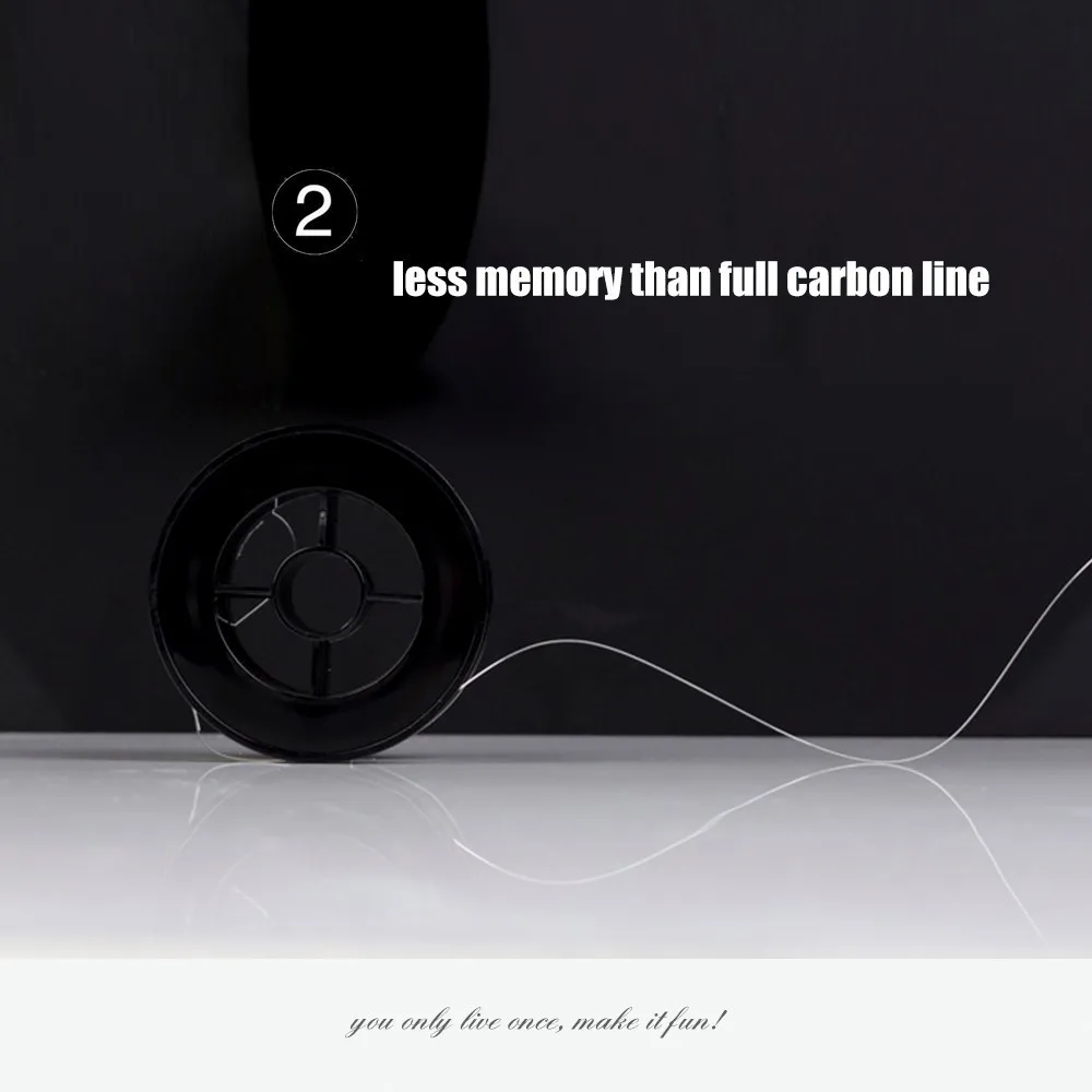 200m fluorocarbon coating fishing line white brown sinking high Abrasion Resistance stretchable peche carp carbon fishing line