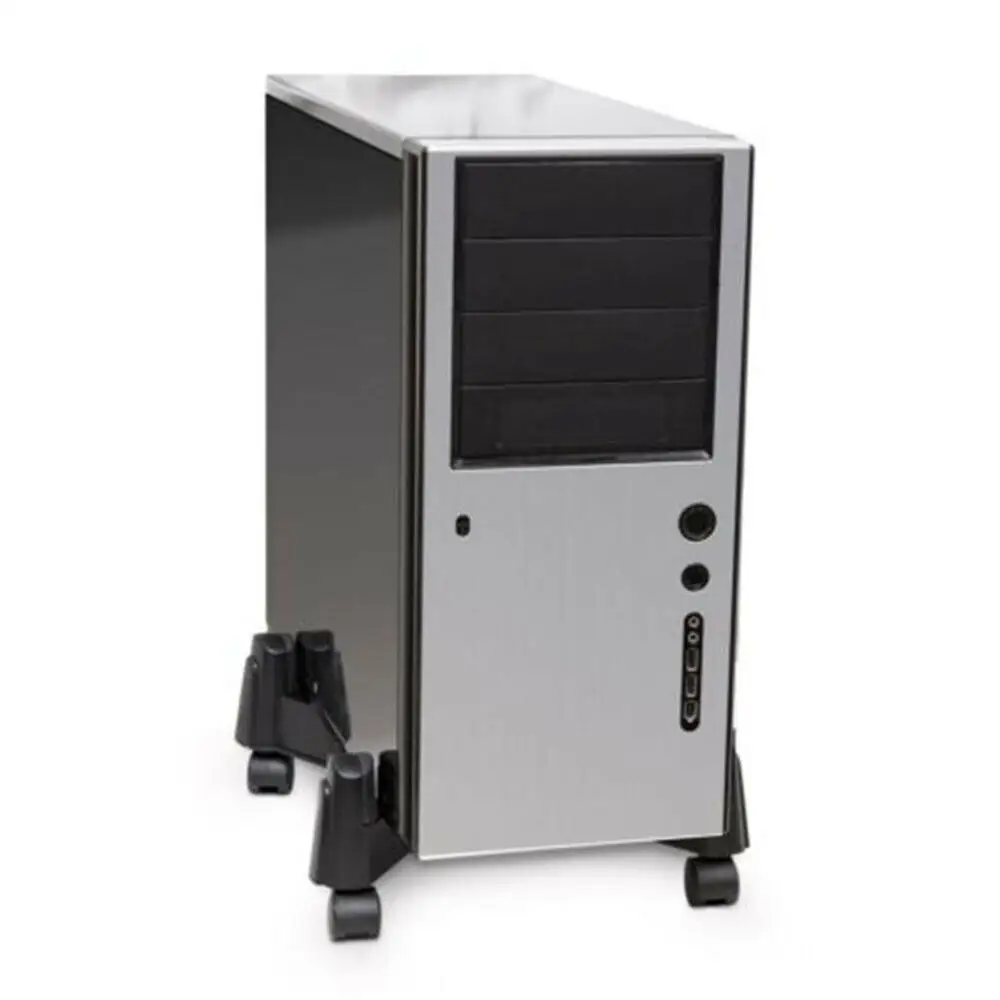 

Case Holder Anti-slip Wheels Roll PC Castors Desktop Computer Accessory Home ABS