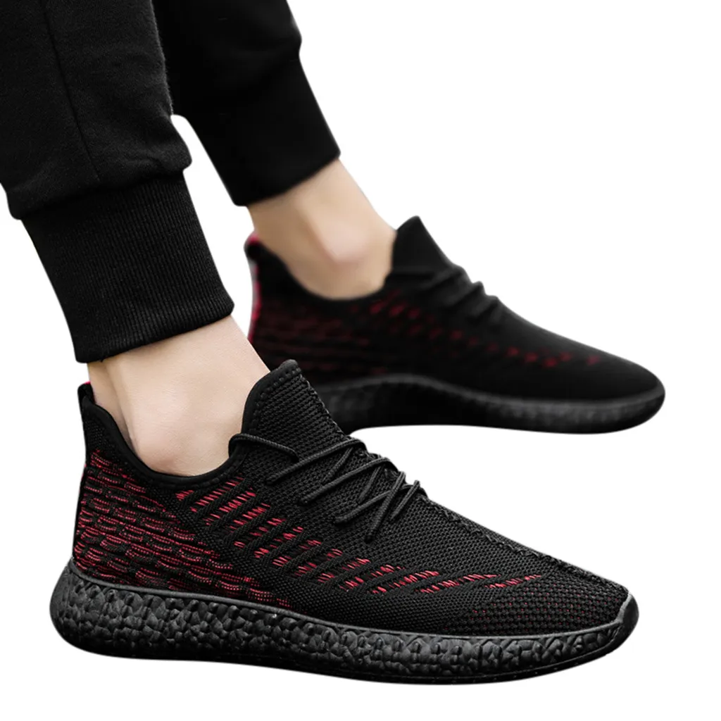 

CHAMSGEND 2019 Popular Men's lightweight breathable sports shoes casual shoes fashion wild comfortable running shoes