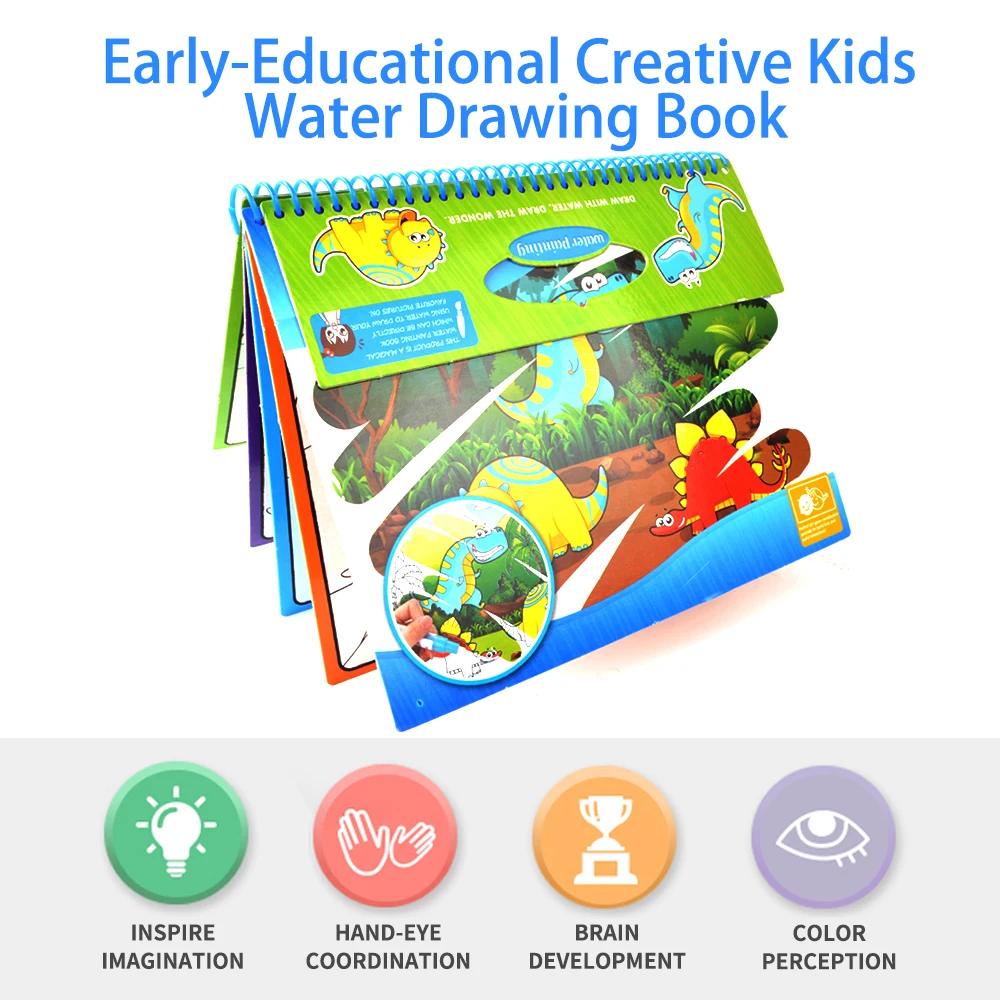 Magic Water Drawing Book Coloring Books Doodle With Magic Pen Painting Drawing Board Coloring Book For Kids Toys free shipping Magic Water Drawing Book Coloring Books Doodle With Magic Pen Painting Drawing Board Coloring Book For Kids Toys free shipping