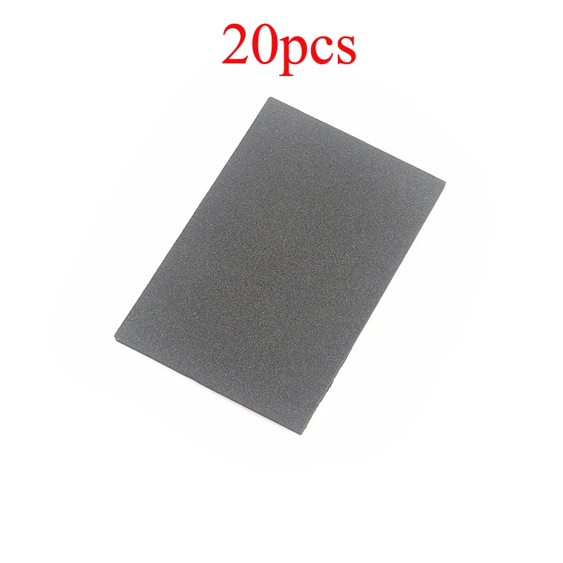 

20PCS EVA 2mm Thickness Sticker Non-slip Mat Lipo Battery Anti-skid Pad Battery Mat w/3M Back Gum for Battery RC FPV Drone