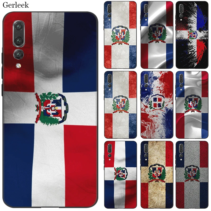 

Desxz Silicone Cell Phone Case Bag Dominican Republic Flag For Huawei Honor 7A 7C 7X 8 8X 8C 9 Note 10 Lite Cover