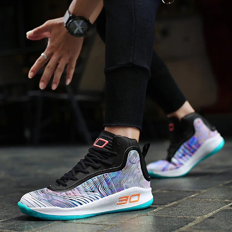 

JINBEILEE Couple Sports Running Shoes Wear Shock Absorption Casual Sports Shoes Combat Student Couple Basketball Shoes
