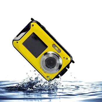 

Double Screens Waterproof Digital Camera 2.7 with Microphone HD Video Face Detection Digital Camera Anti-shake Direct print