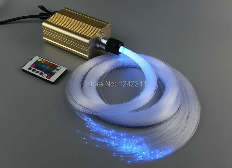 Diy Optic Fiber Light Kit Led Light Box Optical Fibres 16w Rgb Color Change Ir Diy Optic Fiber Light Kit Led Light Box Optical Fibres 16w Rgb Color Change Ir