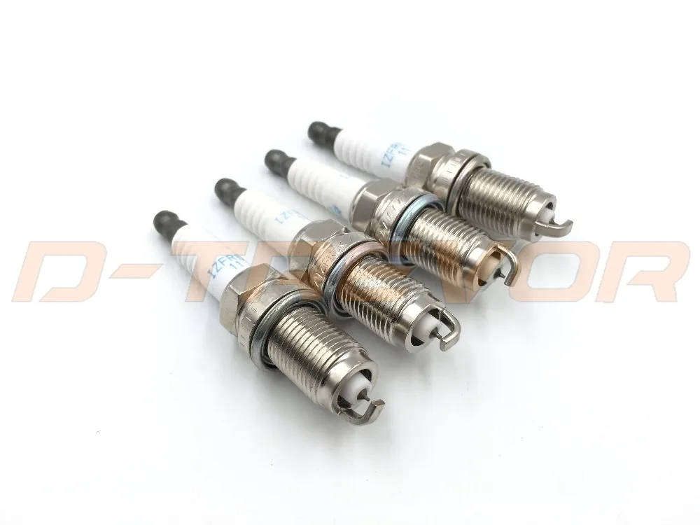 4pcs Brand New IZFR6K11 9807B 5617W Laser Iridium Spark Plug for Honda