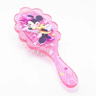 Disney princess frozen Hair Brush brosse cheveux Kids Gentle Anti-static Brush Tangle Wet Dry Bristles Handle Tangle Comb Curly