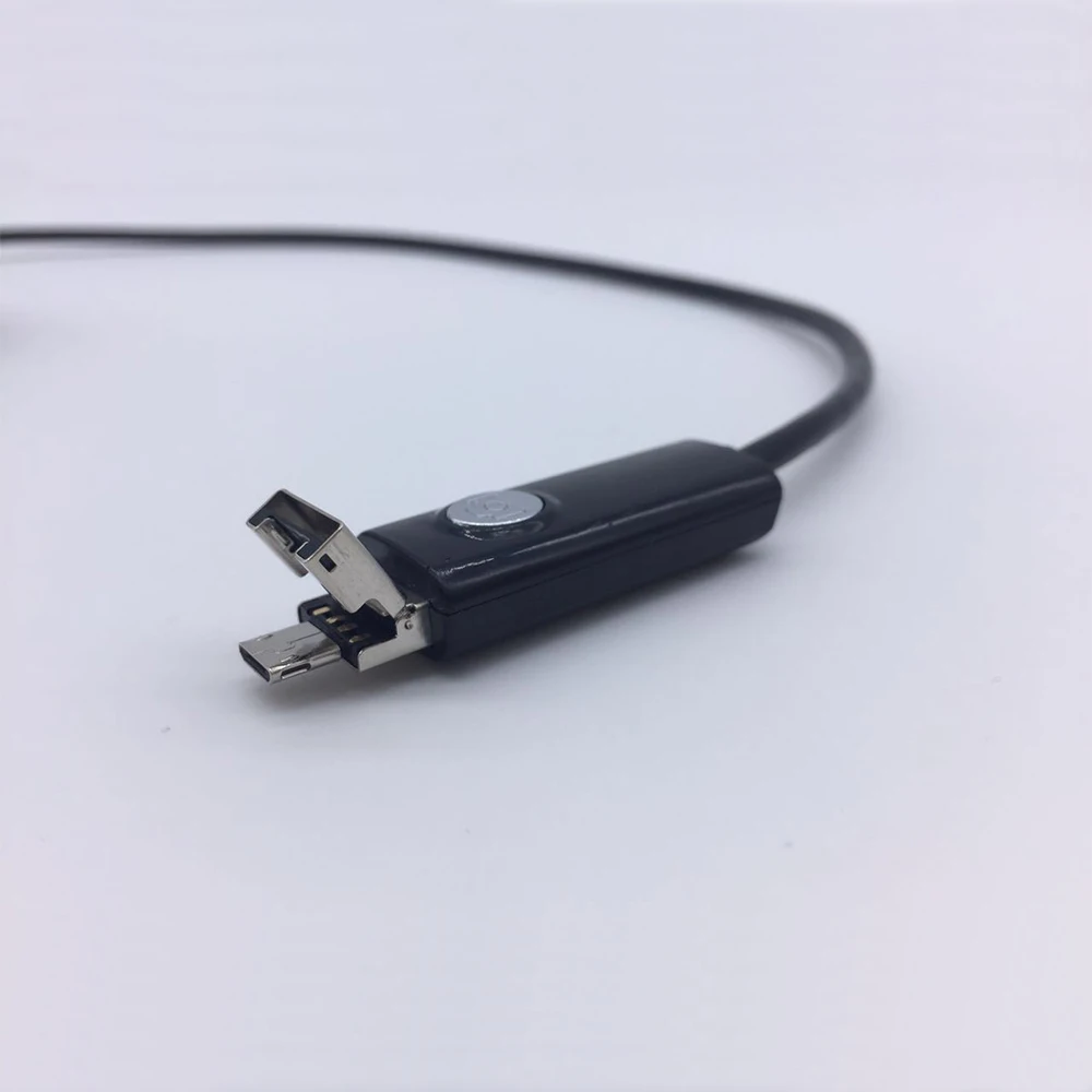 5,5 мм 6LED Android смартфон USB эндоскоп камера IP67 водонепроницаемый осмотр бороскоп трубка камера с 5 м гибкий жесткий кабель