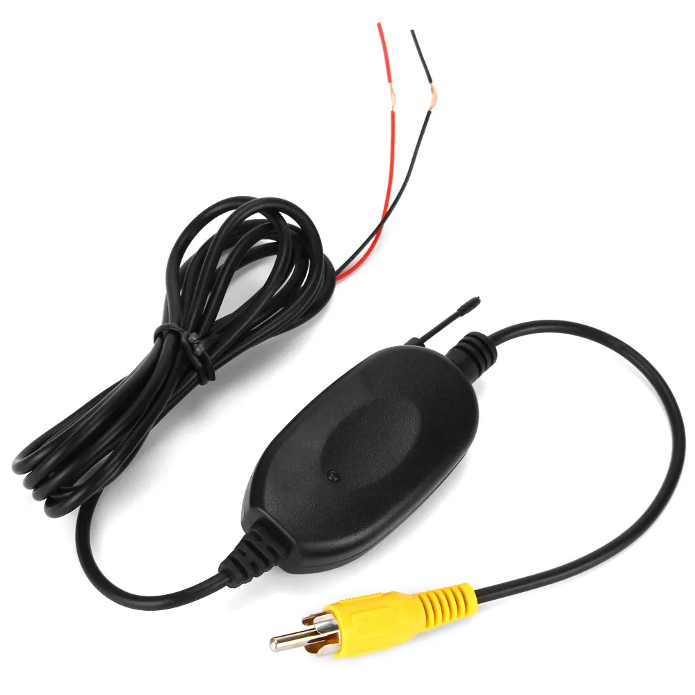 Free-Shipping-2-4-Ghz-Wireless-Video-Transmitter-Receiver-Kit-For-Car-Monitor-To-Connect-The