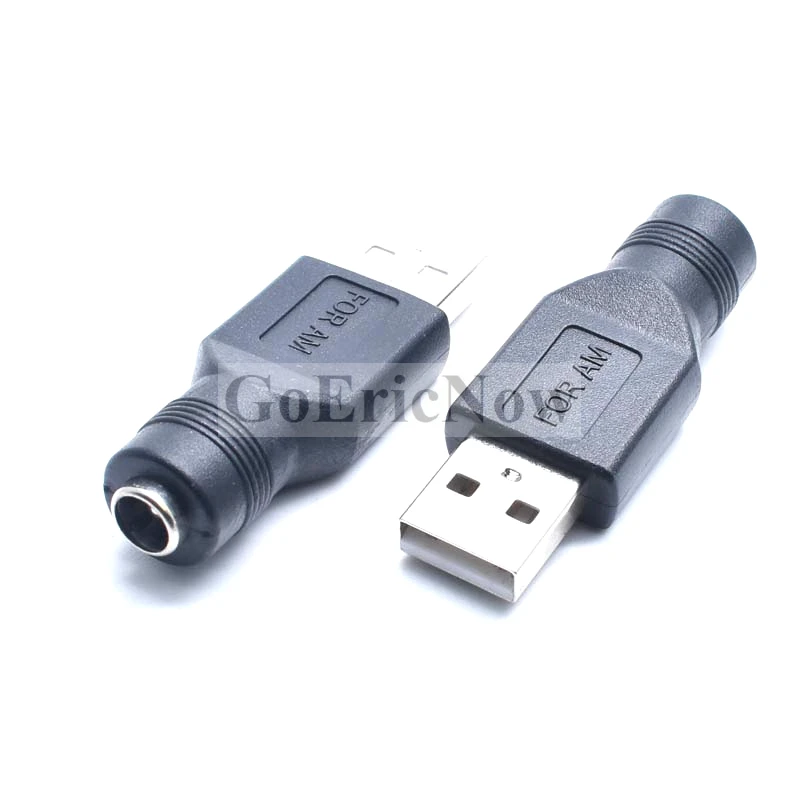 10 шт. 5 5*2 1 мм 5x2 гнездовой разъем к USB 2 0 Штекерный в постоянного тока адаптера |