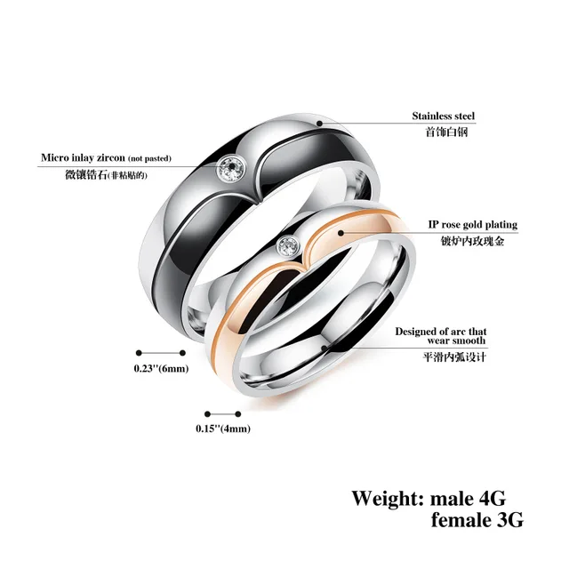 Фото модное кольцо из титановой стали с микроинкрустацией циркона цена
