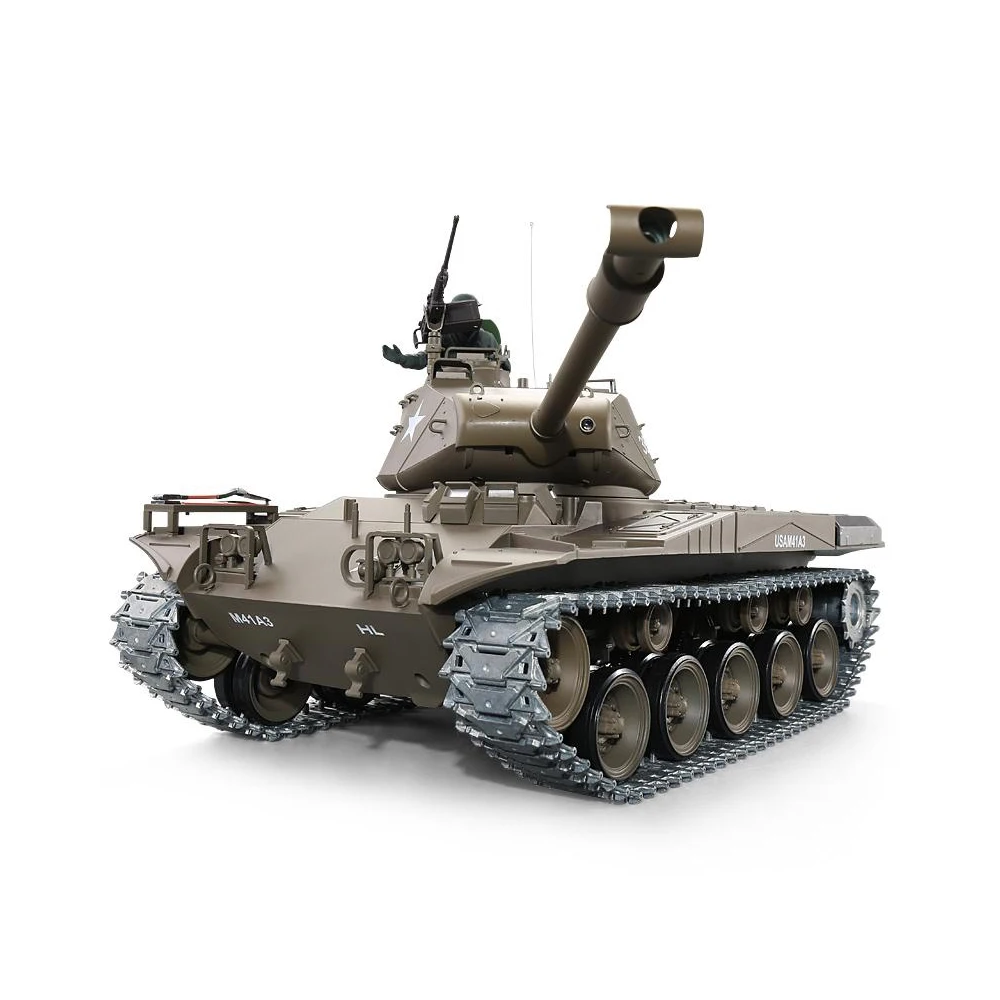 Heng Long 1/16 3839-1 2,4G Wacker BulldogRadio контроль RC боевой танк США M41A3 для детей пульт дистанционного управления Танк Игрушка
