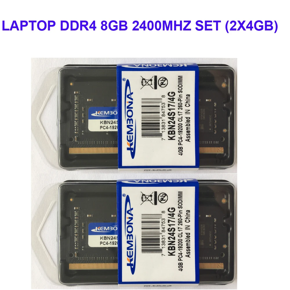 2PCS NB D4 4G 2400MHZ 2