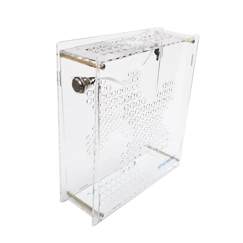 ITX transparent mini chassis Desktop computer simple case HTPC chassis industrial control box case acrylic