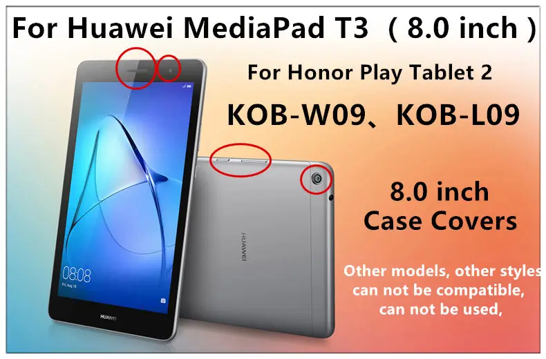 Съемный беспроводной Bluetooth клавиатура чехол для huawei MediaPad T3 8,0 KOB-L09 KOB-W09 планшет Передняя подставка PU кожаный чехол