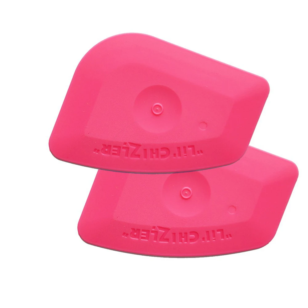 EHDIS 2pcs Foil Pink Squeegee Car Sticker Vinyl Film Wrap Tool Squeegee Window Tints Tools Cleaning Washer Scraper Hand Tools