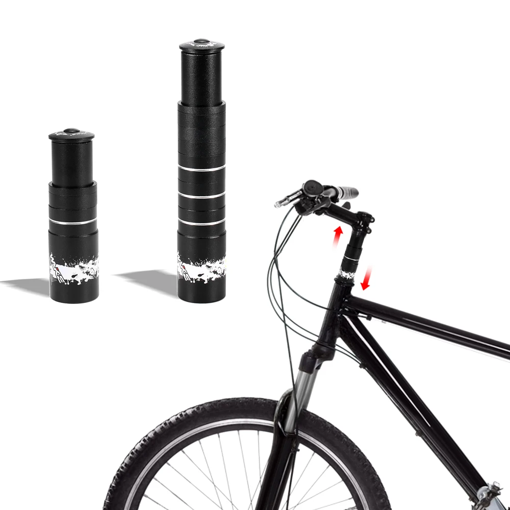 MTB Bike Bicycle Fork Stem Extender Handlebar Riser Head Up Adapter Aluminium US