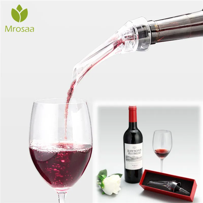 Mini Travel Red Wine Aerator With Gift Box Quick Aerating Pourer