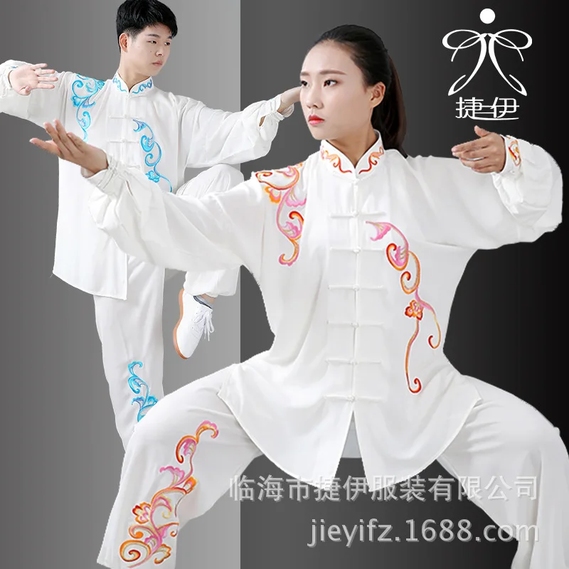 Одежда Tai chi костюм для боевых искусств униформа kungfu одежда taiji цигун вышивка