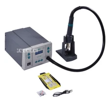 861DW Тепловая пушка 1000 Вт бессвинцовое Спаивание горячим воздухом станция микрокомпьютера, температурный контроль паяльная станция