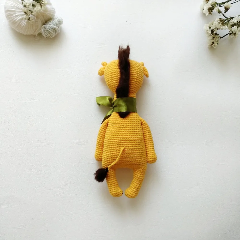 Крючком игрушки кукла-амигуруми модель жирафа номер XH0412064