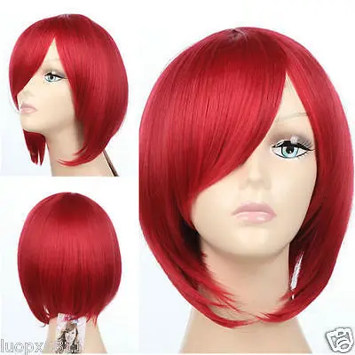 Wholesale price Hot Sell TSC^^^^ Hot! Latest New Short Red Woman's hair heat-resistant Wig |