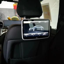 Car TV Monitor DVD Player LCD Android 6.0 Headrest Auto Screen For Mercedes ML Class 2016 Seat Rear Entertainment System 2PCS