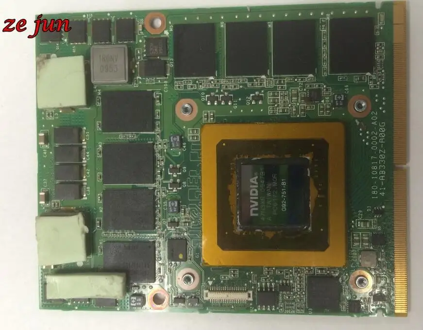 G92-751-B1  M17X R1 R2 M15X GTX260M CN-0WDXVH 0WDXVH WDXVH Laptop Video Card Graphic Card Tested Fully OK