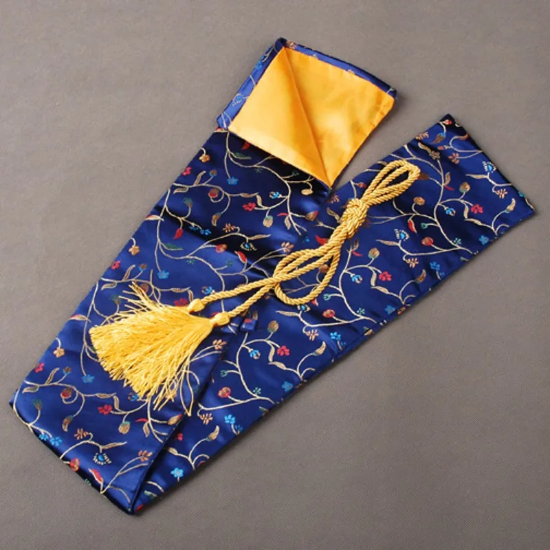 Синий тонкий узор Меч сумка для самурая японские мечи вакидзаси хороший меч аксессуар лучший подарок или коллекция