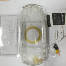 Чистый прозрачный цвет для psp 3000 psp 1000 2000 3000 оболочка игровая консоль замена полный корпус чехол с кнопками комплект