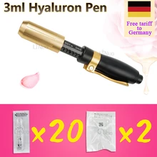 Бесплатный тариф в Германию 3 мл гиалуроновая ручка с 20 шт. шприц и 2 иглы распылитель гиалурон шприц-ручка удаление морщин