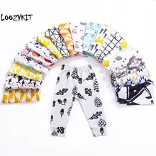 Loozykit узор из хлопка детские штаны для маленьких мальчиков и девочек, трусики/штаны на подгузник детские леггинсы, брюки для детей, для новорожденных, для младенцев, для девочек и мальчиков Костюмы