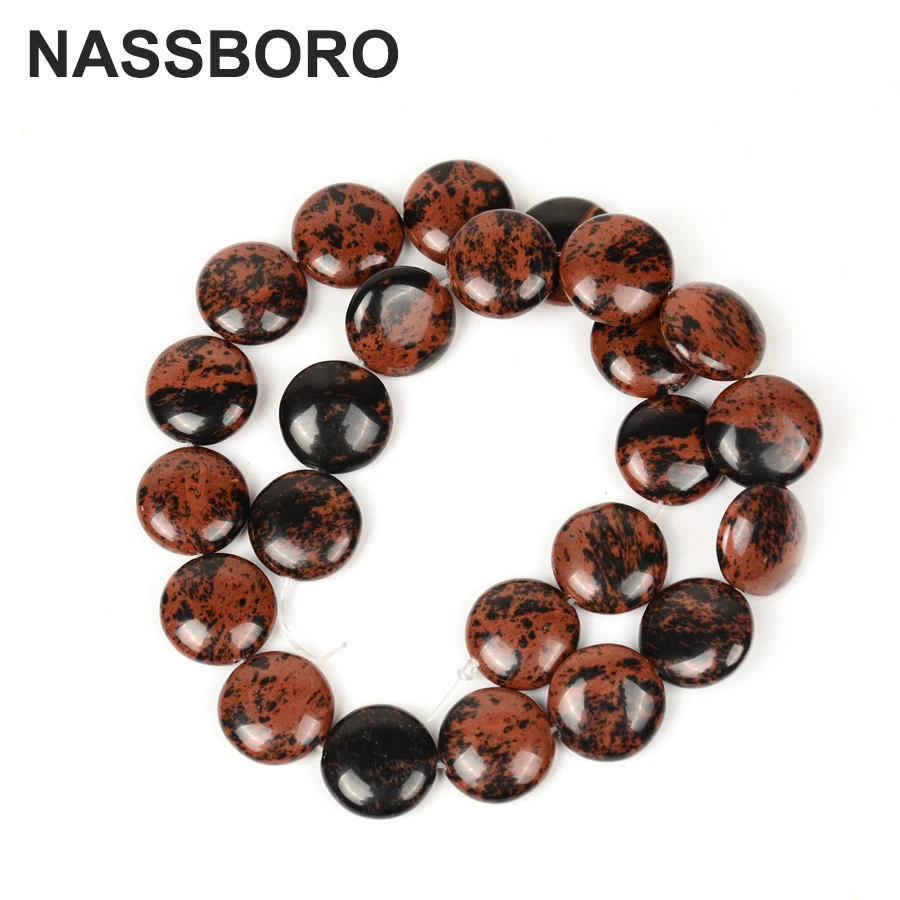 flat round disc beads