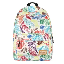 Quality Waterproof Nylon Printing Women Backpack Casual School Student Laptop Rucksack Female Bagpack Book Bag for Teenage Girls