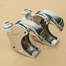 Chrome Black 41mm Windshield Windscreen Clamps Fit For Harley Dyna Super Glide Sportster XL 883 1200 Softail FXS FXST FXSTB Chrome Black 41mm Windshield Windscreen Clamps Fit For Harley Dyna Super Glide Sportster XL 883 1200 Softail FXS FXST FXSTB