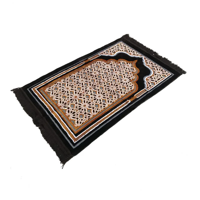Исламская мусульманская молитва коврик паломнический ковер поклонение одеяло Tapete Banheiro Salat Musallah молящийся коврик Vloerkleed Dywanik Tapis - Цвет: TK2yellow