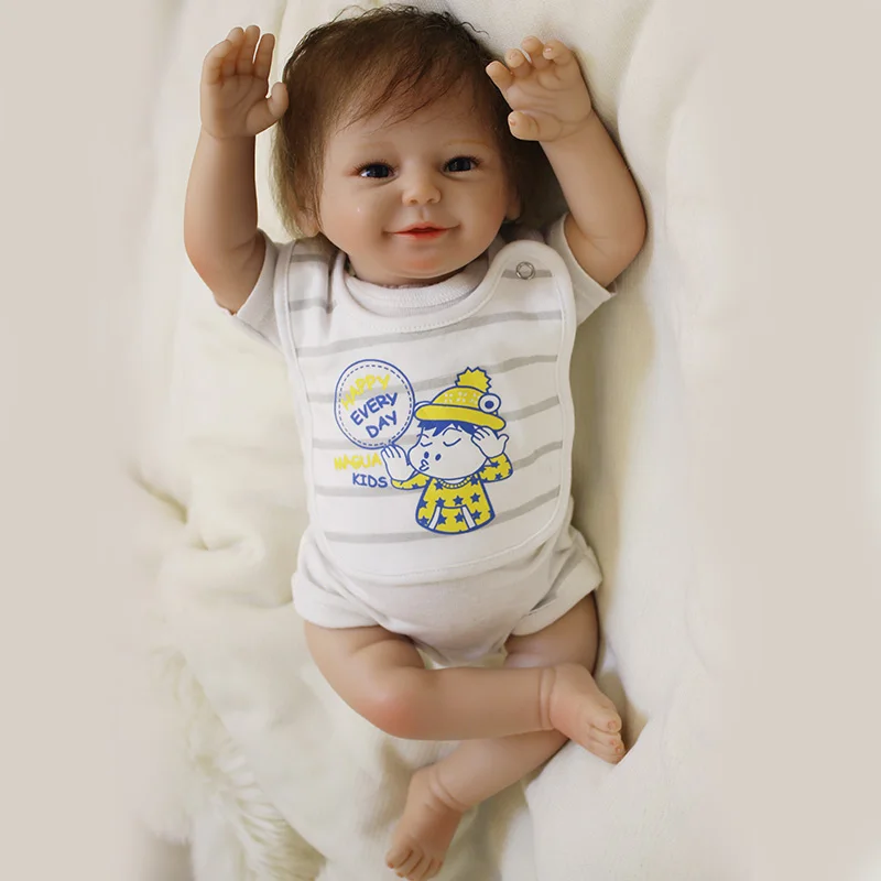 

Realistic Lifelike Reborn Baby Doll 20Inch Toys Bebe Gift Reborn Doll Soft Silicone Baby Dolls SDK-77R1 Kids Toys Educational