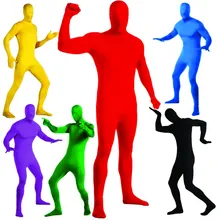 Для Мужчин's одна деталь полный боди лайкра спандекс Zentai костюм танец маска с капюшоном кожи плотный для взрослых фантазии стелс