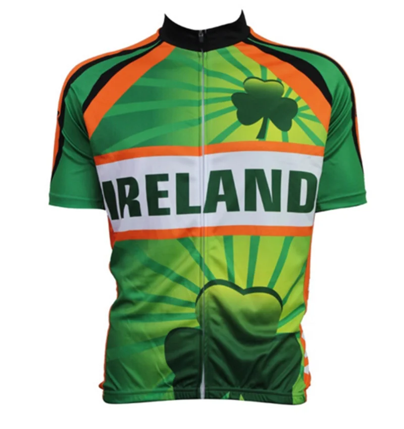 IRELAND Topspeed SportsWear Mens Cycling Jersey Maillot Ciclismo