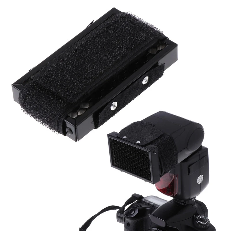 Вспышка сотовая сетка точечный фильтр горячий башмак Speedlight софтбокс для Canon Nikon