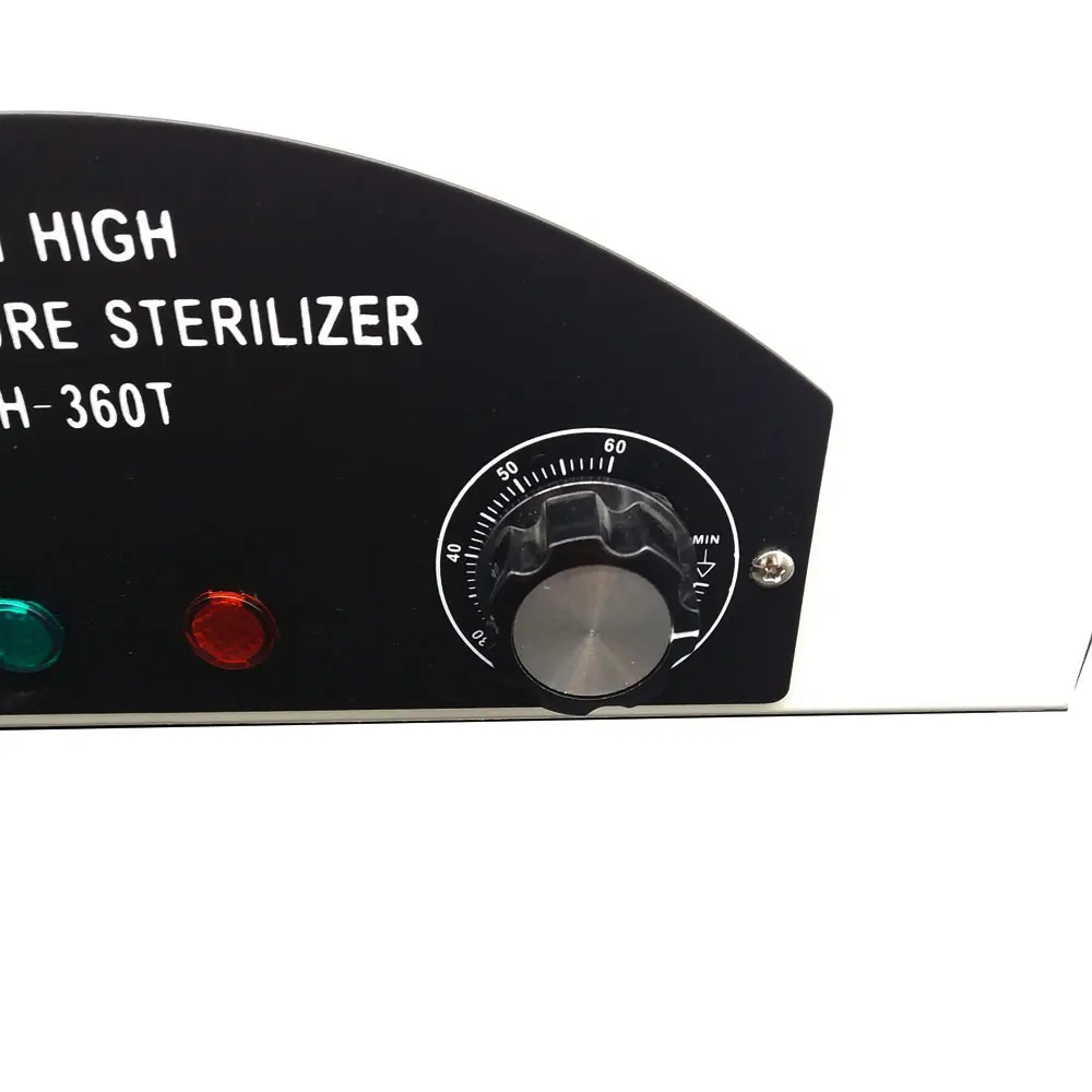 Nail Sterilizer Dry Heat Sterilization High Temperature Disinfection Box For Manicure Salon Equipment Nail Metal Tool NV-210