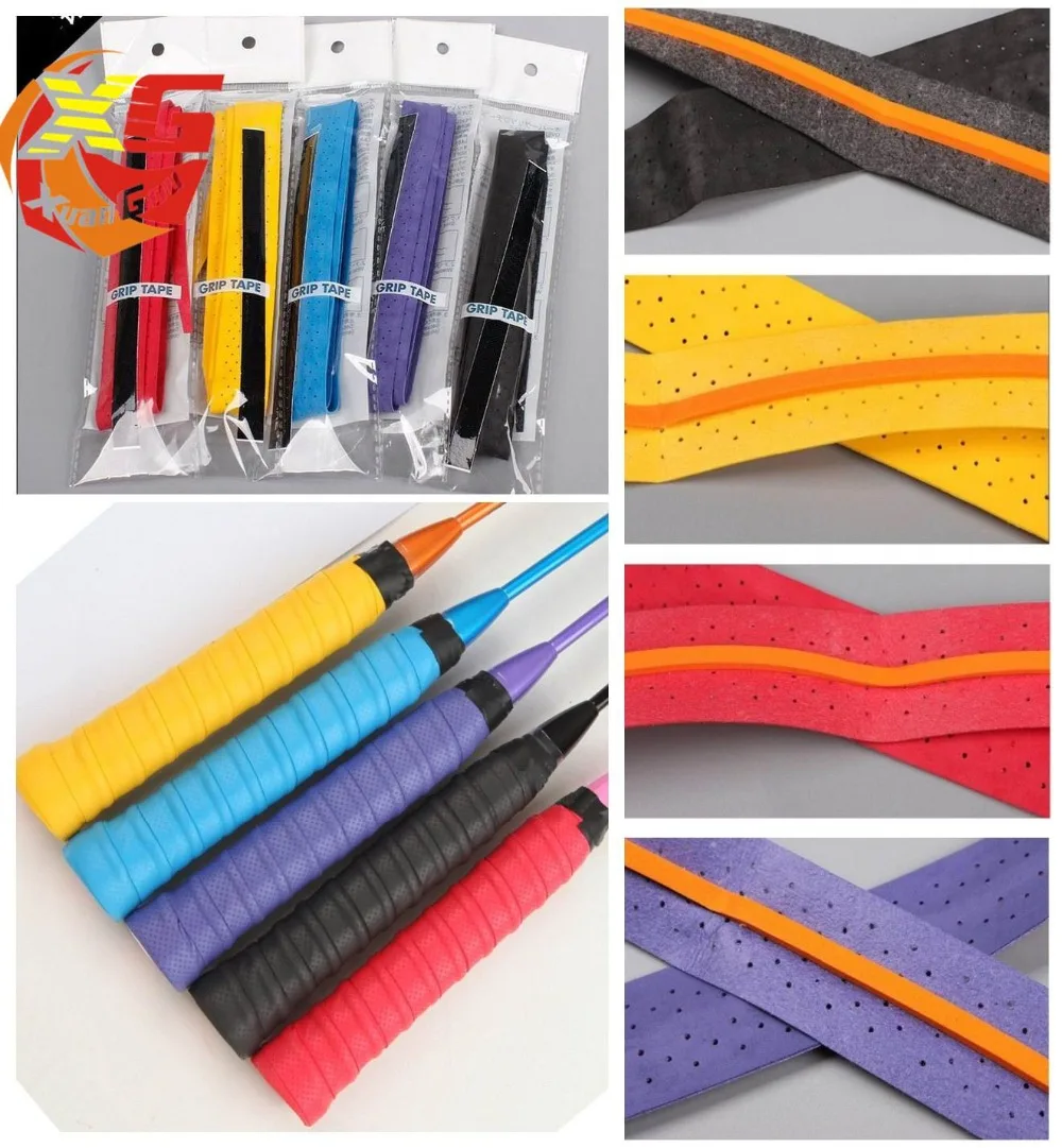 10 قطع مضرب تنس الريشة overgrips مكافحة زلق امتصاص العرق الشريط المضرب overgrip العرق الفرقة قبضة الصيد skidproof