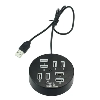 

Travel essential for laptop Mac 8-port multi-person shared desktop USB 2.0 high-speed transfer adapter #10