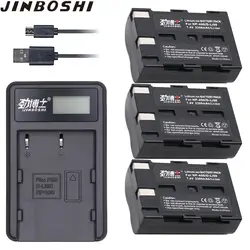 JINBOSHI D-LI50 NP-400 NP400 NP 400 Батарея X3 + ЖК-дисплей Батарея зарядное устройство для Konica Minolta Maxxum DLI50 DLI50 D-LI50 5D 7D A1 A2 L1